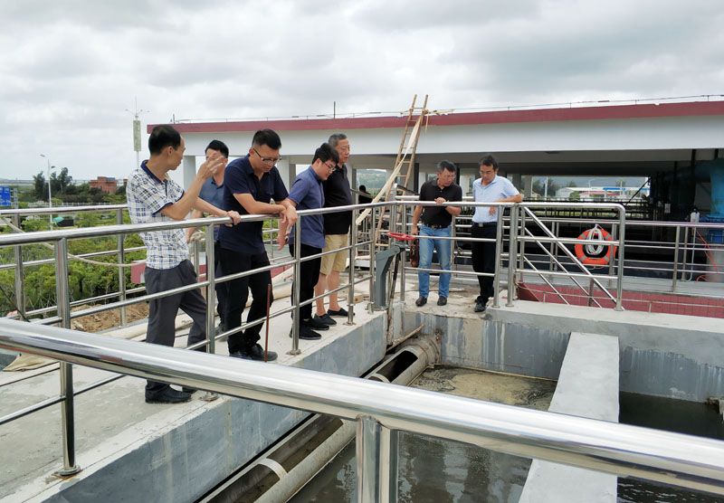 2018.7.17集團(tuán)派員赴泉州市城東污水處理廠考察學(xué)習(xí)